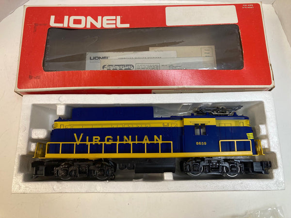 Lionel 8659 Virginian Rectifier Electric Locomotive – O Gauge – Tested