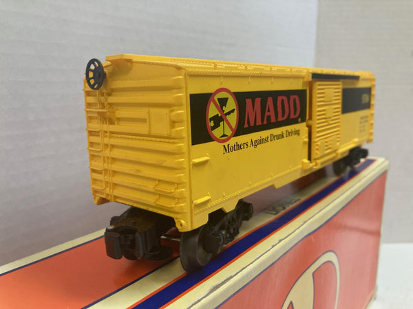 Lionel 6-26239 M.A.D.D Boxcar – O Gauge – Pre-Owned Good Condition