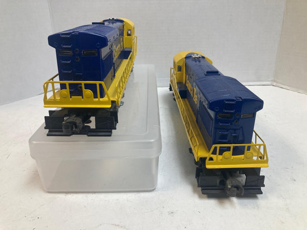 Lionel Santa Fe U36B Diesel Locomotive Set #6-8755 Powered & #6-8756 Dummy O Gauge