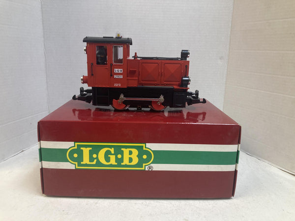 LGB 21900 Red Diesel Switcher Locomotive DUO-System G Scale w/ Box