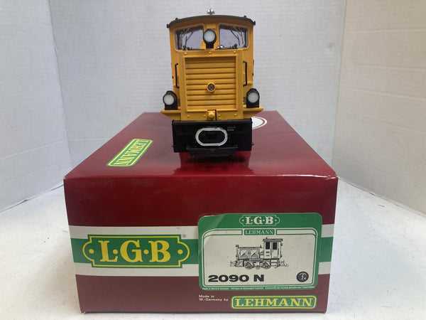 LGB 2090 N G Gauge Yellow Industrial Diesel Locomotive D10 w/ Original Box