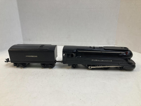 Prewar Lionel Lines 1688E Streamlined Torpedo Locomotive & Tender