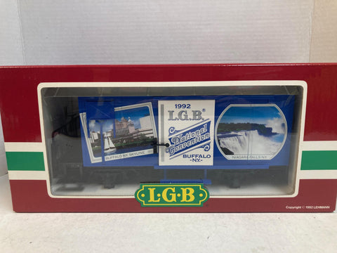 LGB 4028CC 1992 Buffalo NY National Convention Boxcar – LNIB – G Scale – Limited Edition -