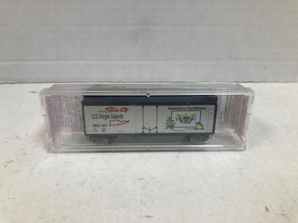 Micro-Trains MTL N Scale U.S. Virgin Islands 40' Boxcar Special Run - NOS