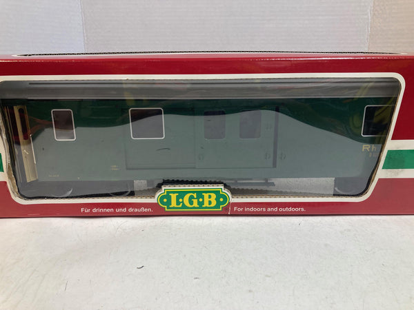 For sale is an LGB 31690 Baggage Car, G Scale, in excellent pre-owned condition.