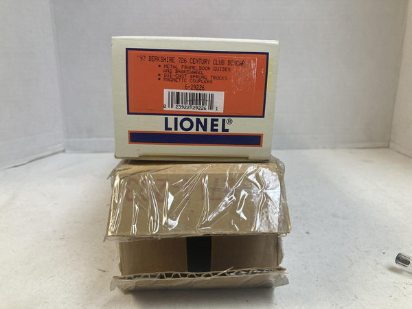 Lionel '97 Berkshire 726 Century Club Box Car (6-29226)
