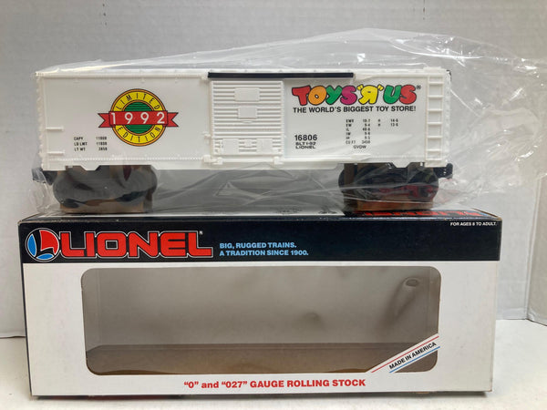 Lionel 6-16806 Toys “R” Us 1992 Limited Edition Boxcar O Gauge - Great Condition - Appears unused