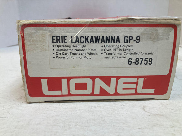 Lionel 6-8759 Erie Lackawanna GP-9 Powered Diesel Locomotive