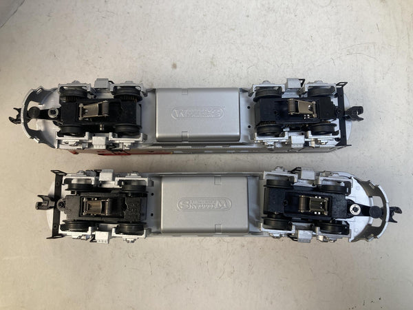 Williams Electric Trains O Scale Santa Fe ALCO FA AA Diesel Locomotives #2343 Set