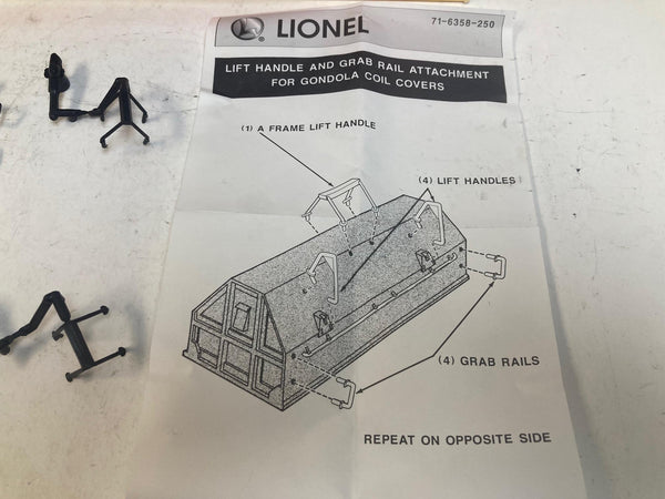 Lionel 6-26913 E. St. Louis Gondola w/ Coil Covers – O Gauge – Pre-Owned Very Good