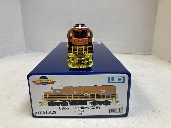 Athearn Genesis ATHG13128 HO California Northern GP15-1 Locomotive #1570 DC LED