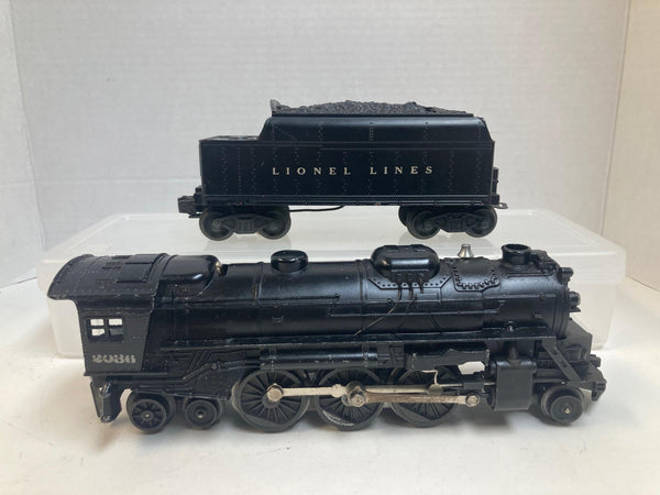 Lionel 2036 Steam Locomotive with 6466W Whistle Tender – Postwar Era