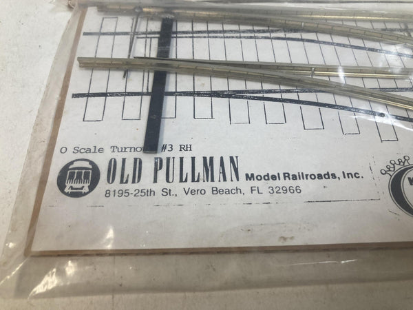 Old Pullman O Scale Turnouts Pair #3 LH & RH - 1 Sealed 1 Open Unused