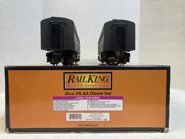 MTH RailKing 30-2242-0 New York Central Alco PA AA Diesel Set w/ Loco-Sound