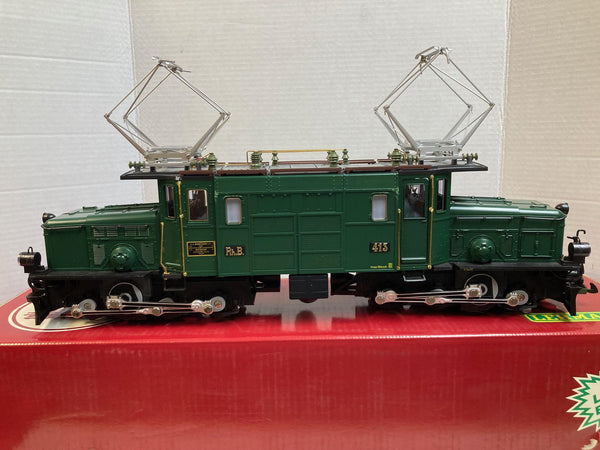 LGB 2140 RhB Crocodile Electric Locomotive — Runs Great, Very Good Condition w/ Minor Scuff