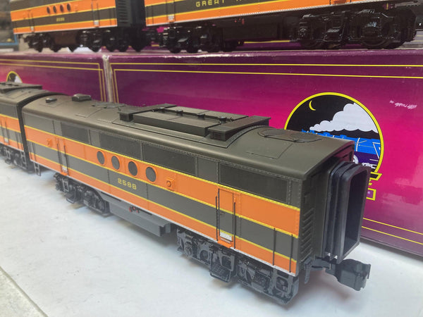 MTH Premier Great Northern ABBA F-Unit Diesel Set | 20-20628-1 + 20-20627-1 + (2) 20-20627-3 | O Gauge w/ PS3