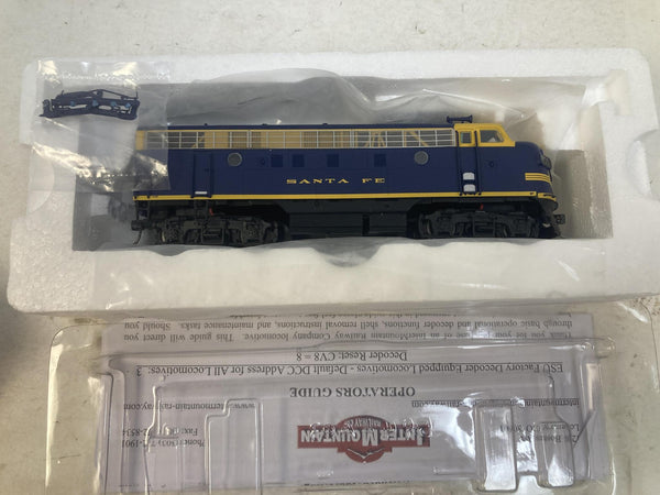 InterMountain 49017S-03 HO Santa Fe EMD F7A #235 Cigar Band Sound Boxed Excellent