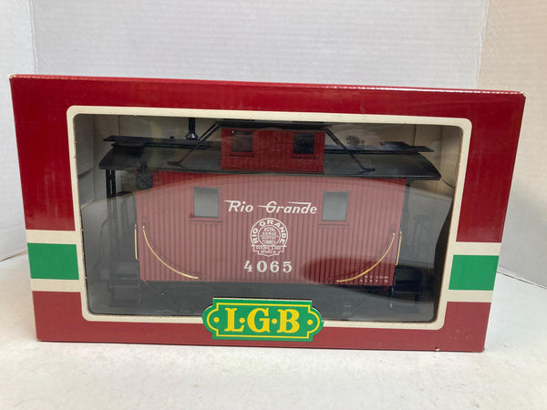 LGB 4065 Rio Grande Caboose – Pre-Owned Very Good Condition – G Scale