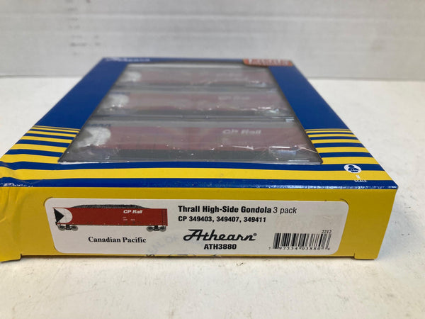Athearn N ATH3880 Thrall High-Side Gondola 3-Pack CP Canadian Pacific