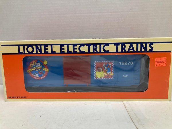 Lionel Donald Duck 60th Birthday Hi-Cube Boxcar (6-19270) O Gauge