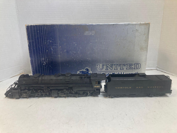 United PFM HO Brass N&W Y6b 2-8-8-8-2 Articulated Steam - Runs Good - has the "United Growl"