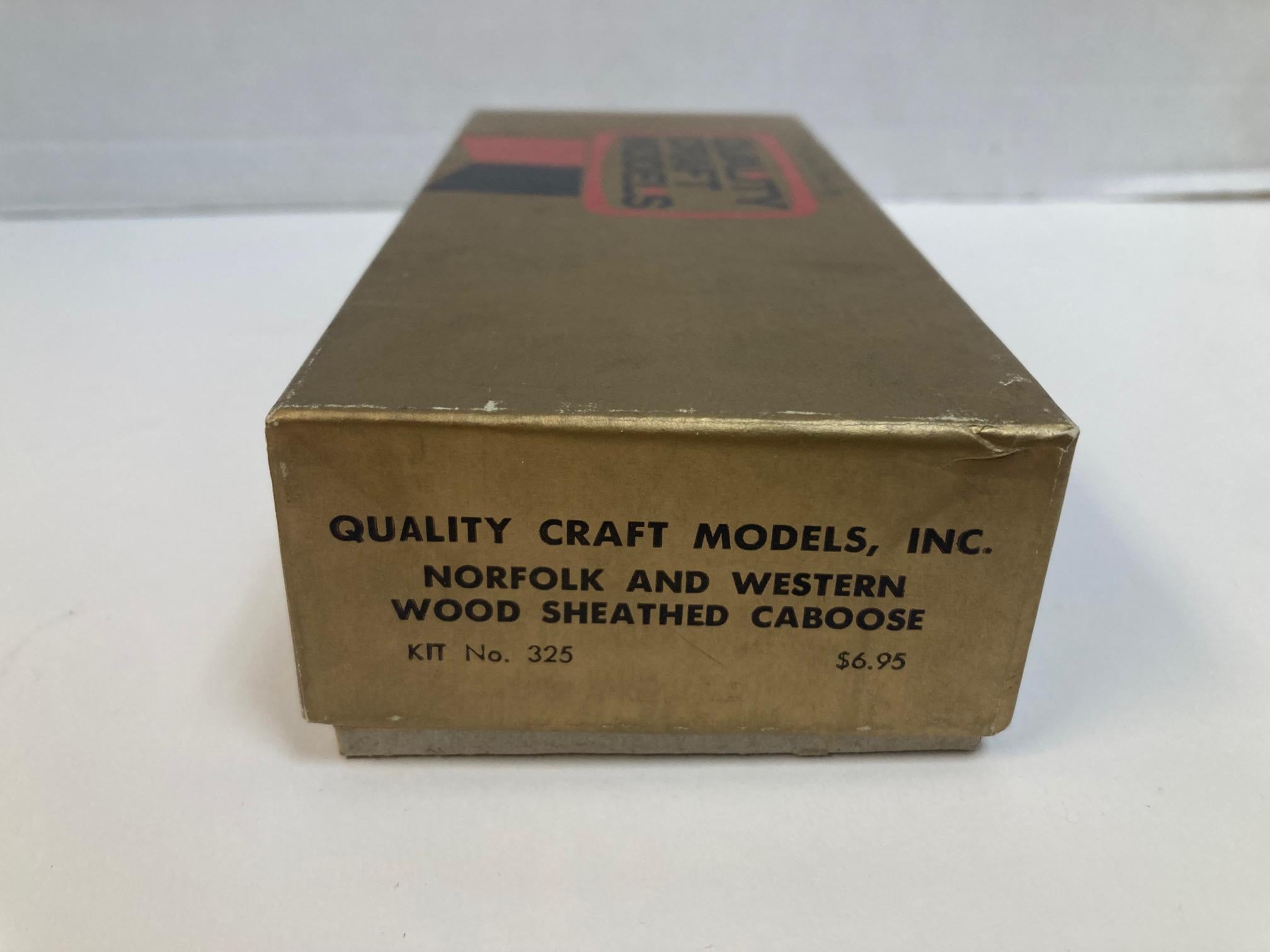 Quality Craft Models HO Scale Norfolk & Western Caboose #325