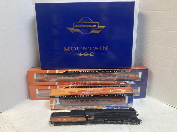 Athearn Genesis SP Mt-4 4-8-2 #4352 Sound + BLI Daylight Passenger Car Set HO Lot
