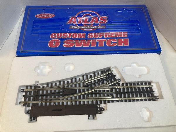 Atlas O 6070 O-54 Left Hand Remote Switch Custom Supreme Nickel Silver 3-Rail