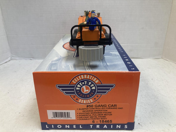 Lionel O Gauge 6-18465 Postwar Celebration Series No. 50 Gang Car Boxed Tested