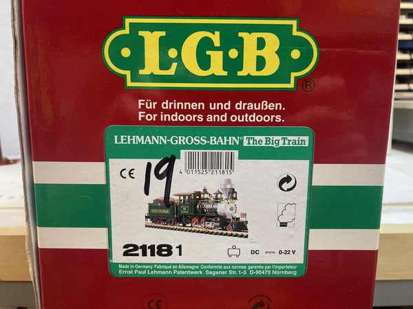 LGB 2118 1 Denver & Rio Grande 2-6-0 Mogul Steam Locomotive – Weathered – Runs Great – G Scale