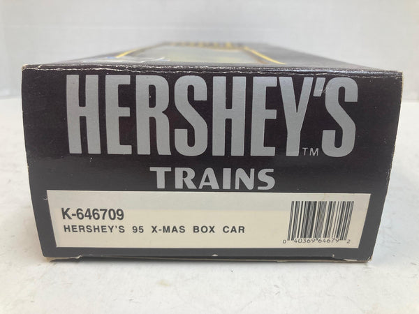 K-Line K-646709 Hershey’s “95 Xmas” Season’s Greetings Boxcar – O/O27, NIB