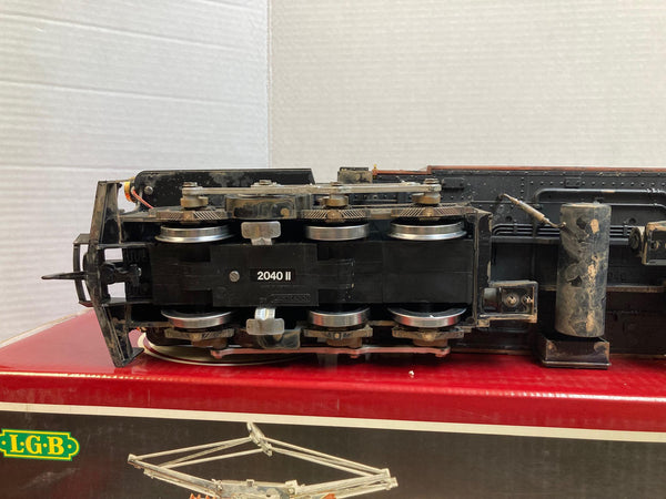 LGB 2040 “W.C.R.R.” Crocodile Locomotive — Custom Weathered, Excellent Running Condition