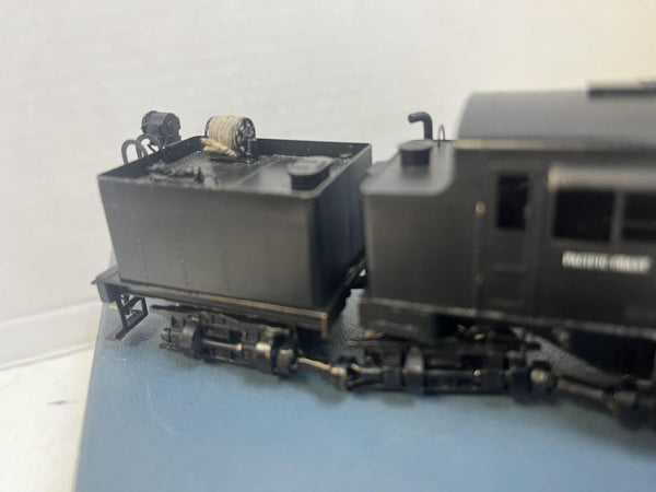HO Brass PFM United Pacific Coast 3-Truck Shay Factory Painted - Excellent w/ Box
