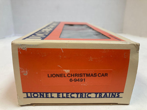 Lionel Christmas Car 1986 6-9491 – Vintage Holiday O Gauge Freight Car - NOS