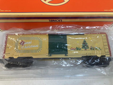 Lionel 6-26706 Lighted Christmas Boxcar – O-Gauge, Lights Work, NIB
