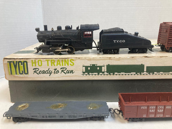 Vintage Tyco HO Train Set No. T-1003 - Switcher Runs Great! Boxed