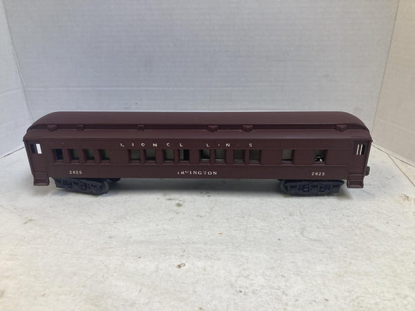 Vintage Lionel 2625 Irvington Passenger Car TCA Restored Tinplate Identag O Gauge