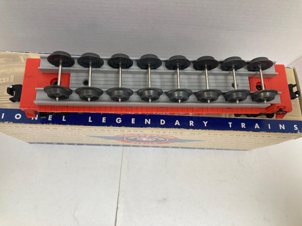 Lionel Post War 6262 Red Flatcar with Wheel Load (6-19451) 1998