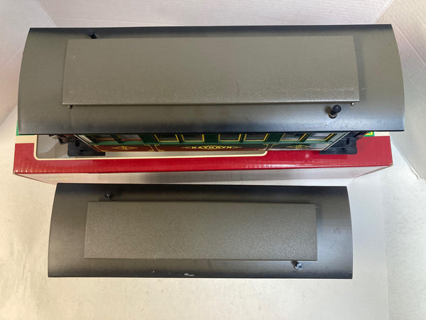 LGB 2-Car Passenger Set 3060 – Custom W.C.R.R. “Kathryn” & “April” Lettered Cars – G Scale – Excellent