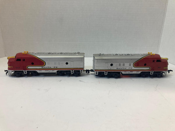 Mantua Tyco HO EMD F7A F7A Dummy Santa Fe 4015 Locomotive