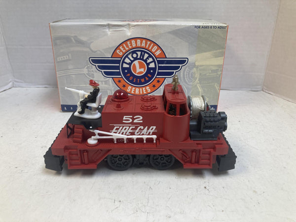 Lionel O Gauge 6-18470 Postwar Celebration Series No. 52 Fire Car Boxed Tested
