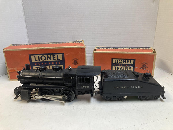 Vintage Lionel Lines #1656 0-4-0 Bell Ringer Steam Locomotive & Tender w/ Box — WORKS