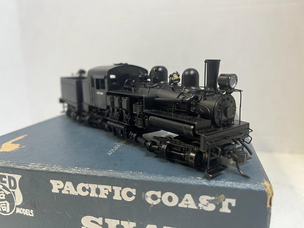 HO Brass PFM United Pacific Coast 3-Truck Shay Factory Painted - Excellent w/ Box