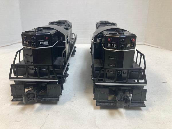 Williams O Scale Illinois Central GP9 Diesel Set Powered 8959 & Dummy 9119