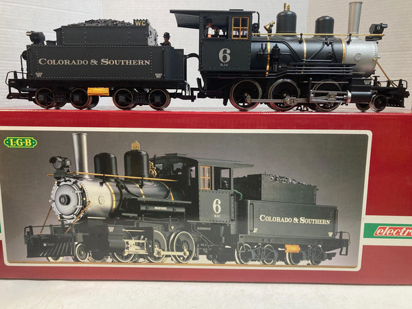 LGB 2019S Colorado & Southern 2-6-0 Mogul Steam Locomotive – Runs Great – w/ Sound – G Scale