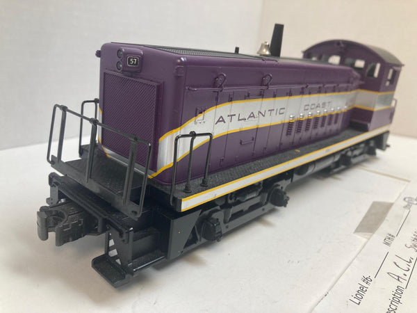 MTH Rail King Atlantic Coast Line Switcher #57 w/ Proto1 & BCR (30-2146-1)