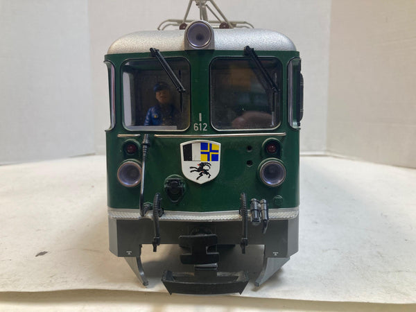 LGB 2143 RhB 612 Electric Locomotive w/ Sound – Excellent Condition – G Scale