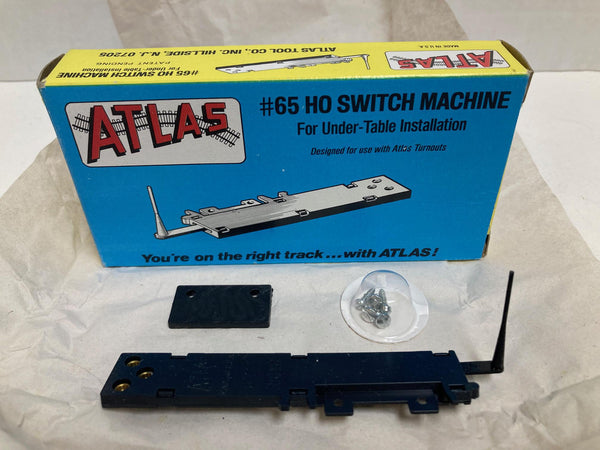 Atlas HO Switch Machine #65 Designed For Under-Table Installation with Atlas Turnouts