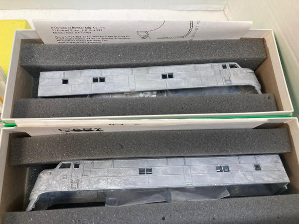 Hobby Town E7AA Diesel Locomotive Drive Kit Set – 2 A Units (Powered + Drive Shaft) w/ Cary Die-Cast Shells – Tested & Works