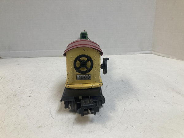 Prewar Lionel No. 2660 Operating Crane Car (Restored)